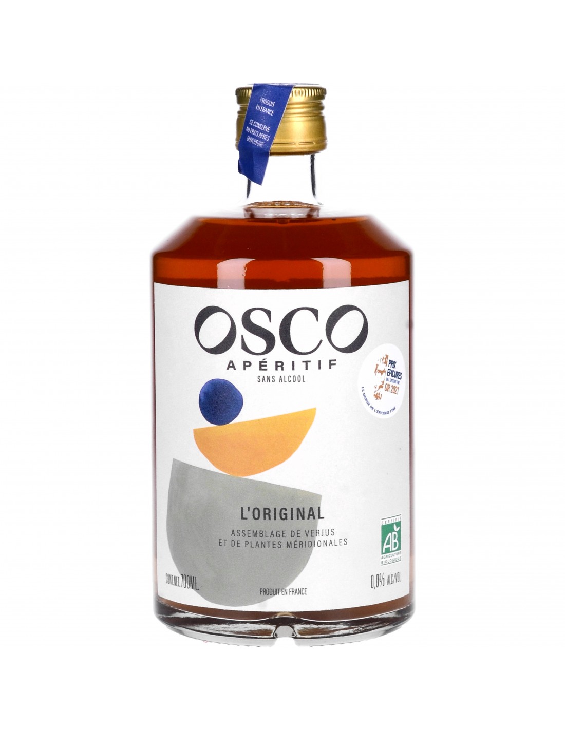 Osco L'original Bio - Osco Apéritif - Spiritueux sans alcool  Spiritueux - XO-Vin