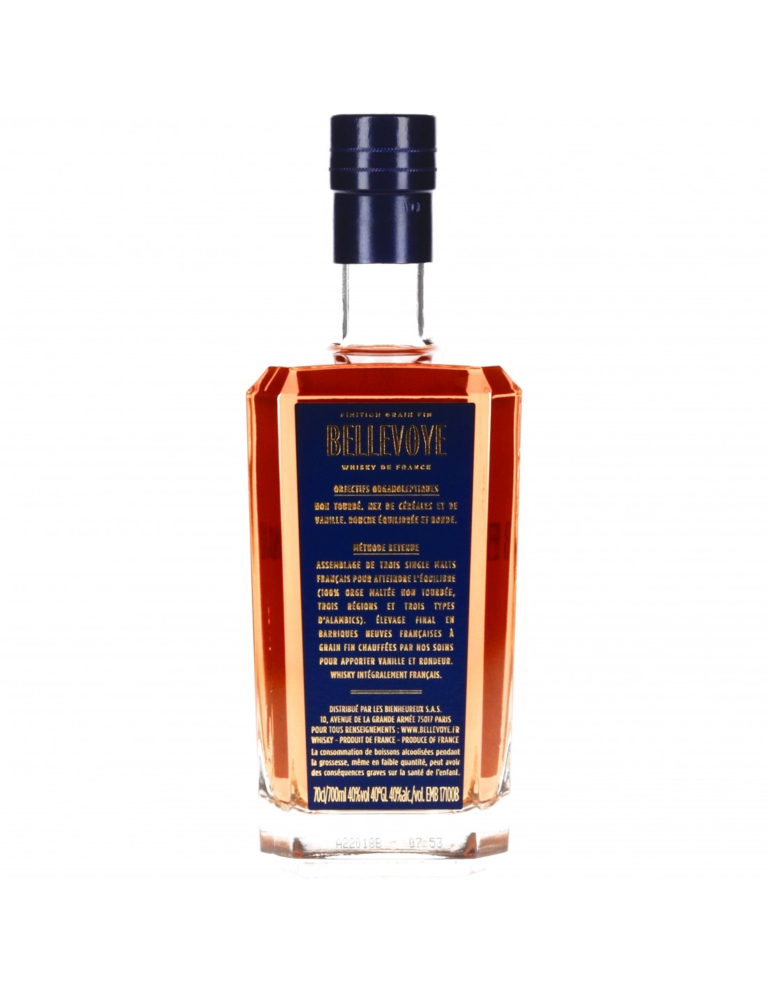 Bellevoye Bleu Whisky de France Finition Grain Fin 40° - Rhum Attitude