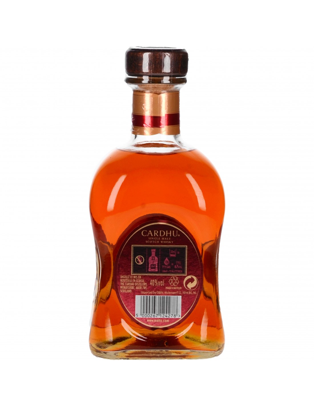 Whisky ecossais cardhu amber rock en coffret deux verres 40°, Whisky,  Bouteille