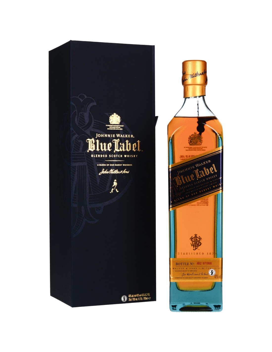 Johnnie Walker Blue Label Scotch Whisky 40° Coffret Luxe - Johnnie Walker -  Ecossais Whiskies & Bourbons Spiritueux - XO-Vin