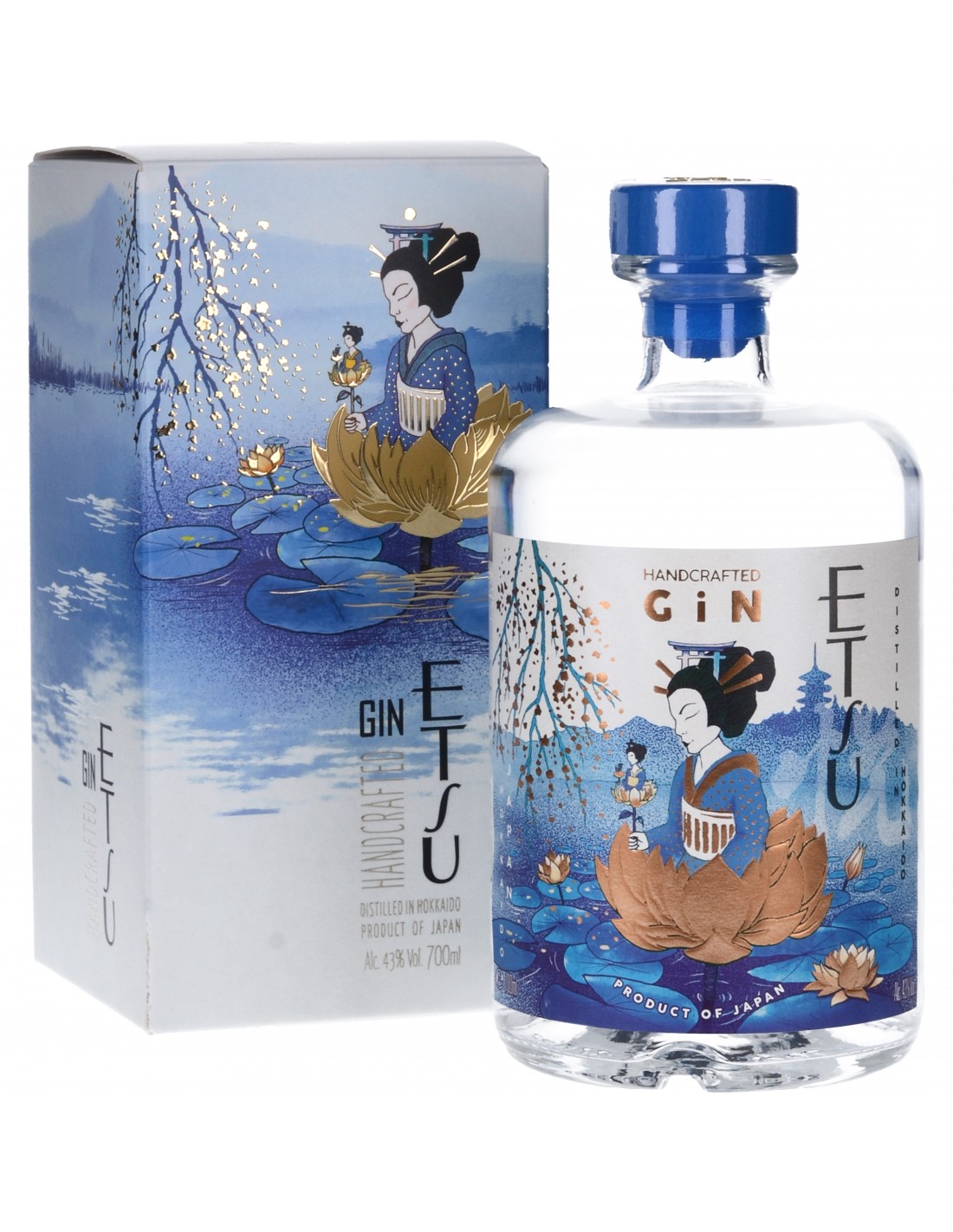 Etsu Gin Japonais 43° Etui - Asahikawa - Gins Spiritueux - XO-Vin