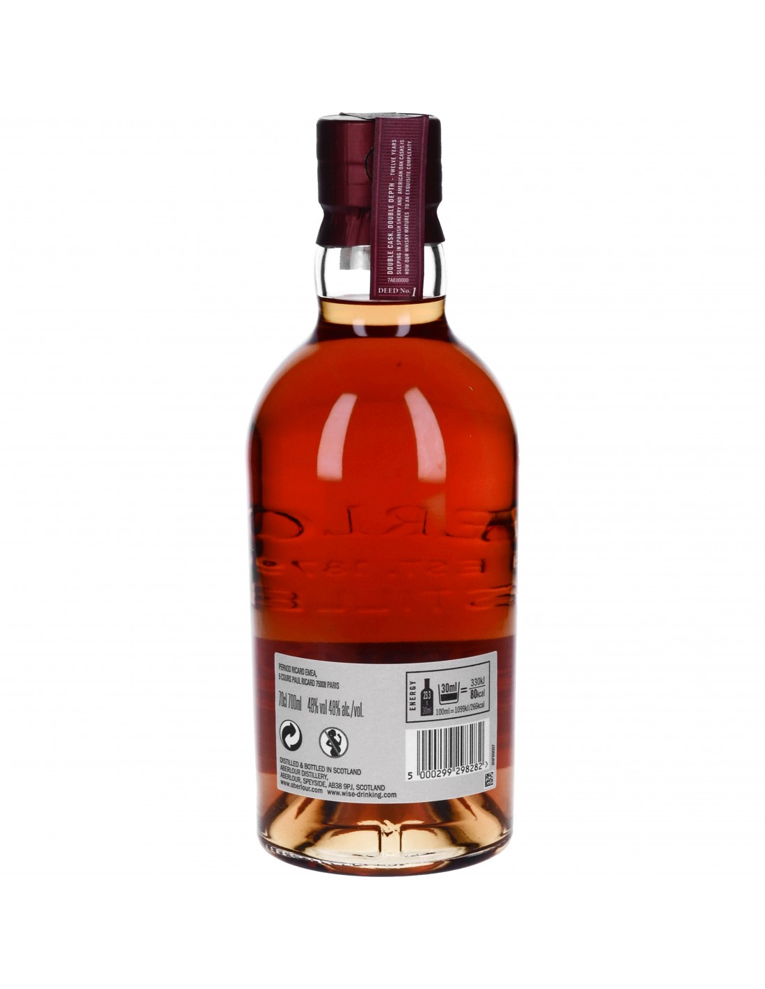 Whisky Aberlour 12 ans Un-chillfiltered 70cl 48° - Speyside - Le Comptoir  Irlandais
