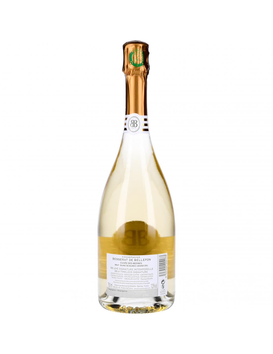 Champagne Besserat de Bellefon Blanc de Blancs Grand Cru 75cl