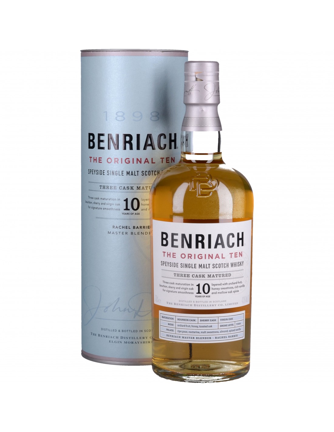 Benriach 10 Ans The Original Ten Scotch Whisky 43° Canister - Benriach -  Ecossais Whiskies & Bourbons Spiritueux - XO-Vin
