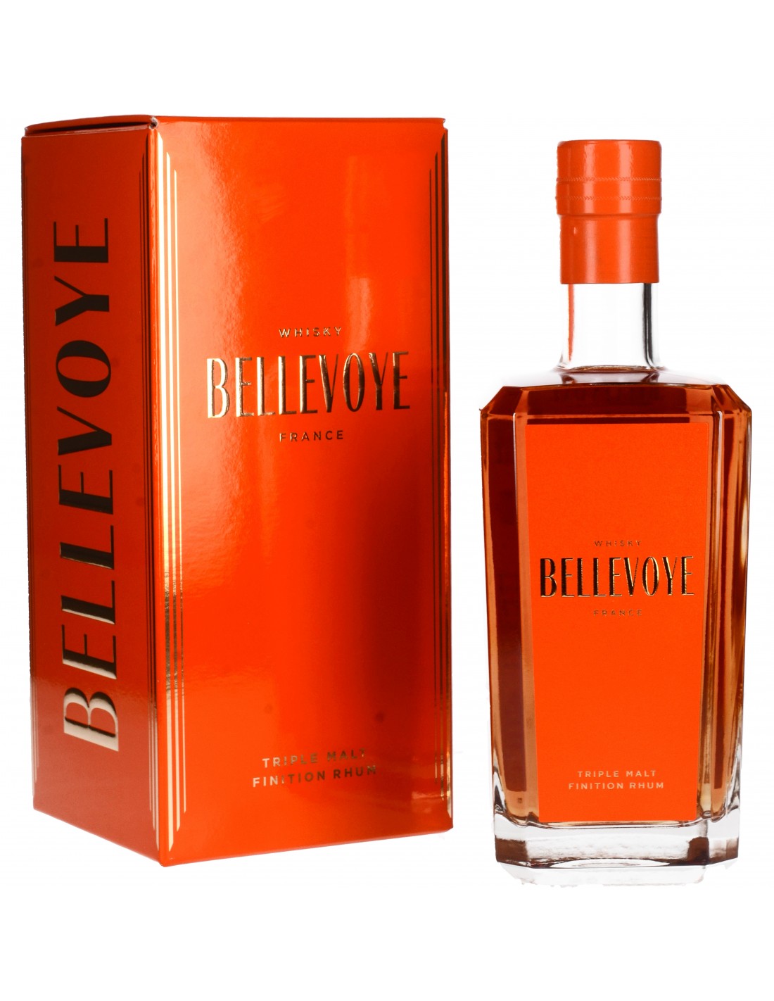 Whisky Bellevoye Orange Finition Rhum 40° Etui - Bellevoye - Français  Whiskies & Bourbons Spiritueux - XO-Vin