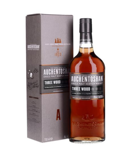 Auchentoshan Three Wood Scotch Whisky 43° Etui