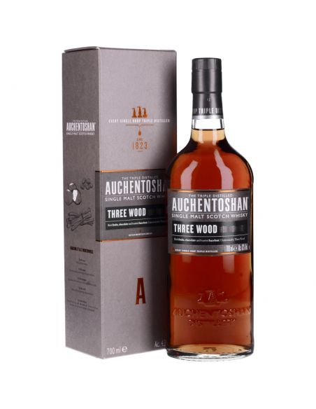 Auchentoshan Three Wood Scotch Whisky 43° Etui
