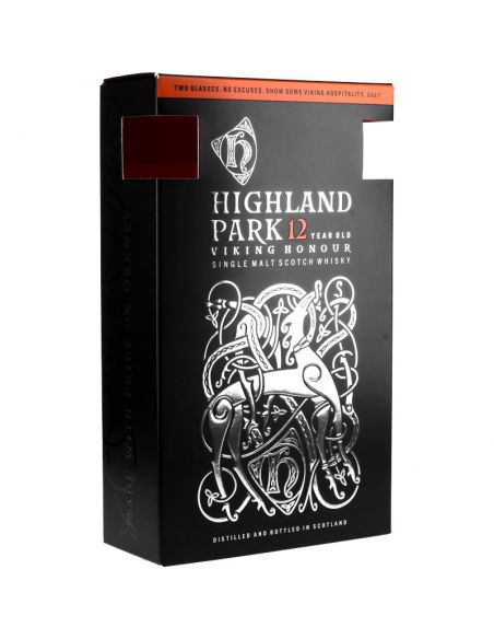 Highland Park 12 Ans Scotch Whisky 40° Coffret + 2 Verres